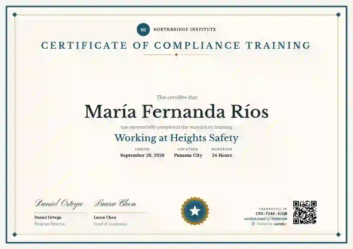 Plantilla de certificado Double Frame Diploma Cerulean No Strip de cumplimiento y seguridad
