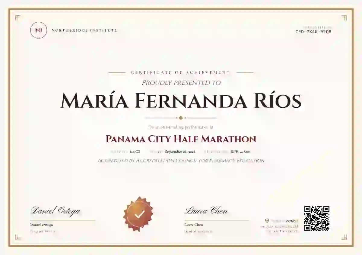 Classic Seal Burgundy Heavy sports certificate template