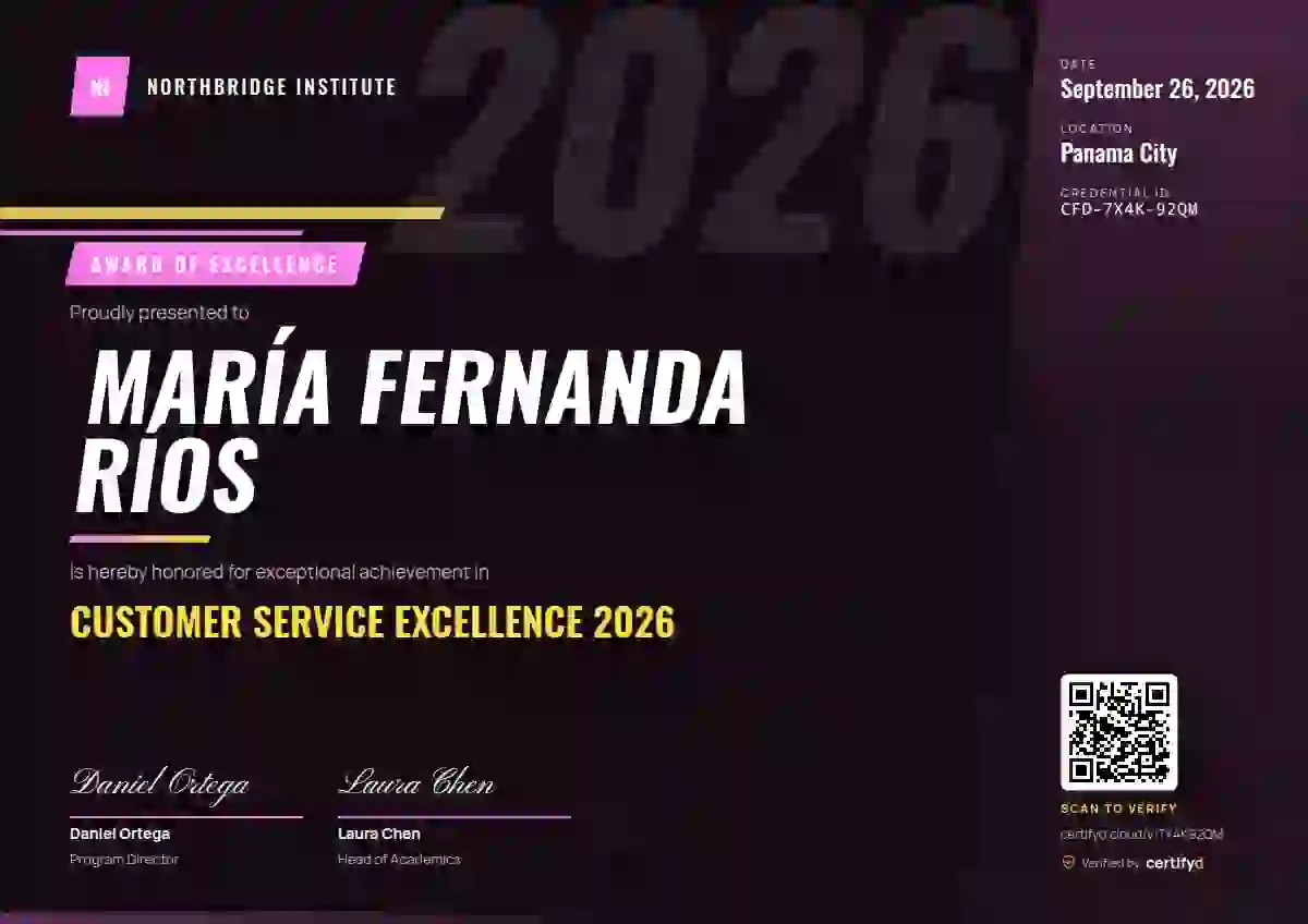 Plantilla de certificado Sports Dynamic Fuchsia Bold Stripes de premios y logros