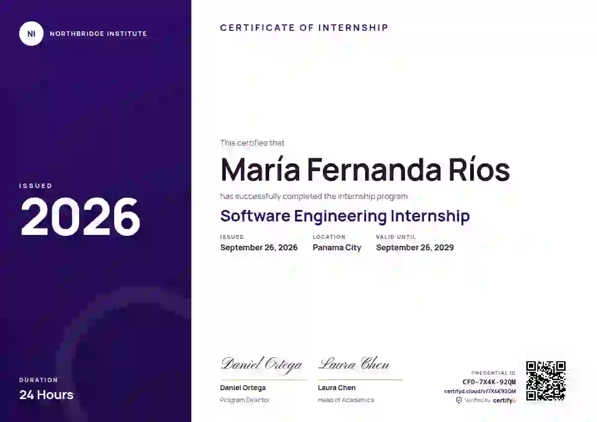 Plantilla de certificado Level Ladder Violet Small Level de pasantía