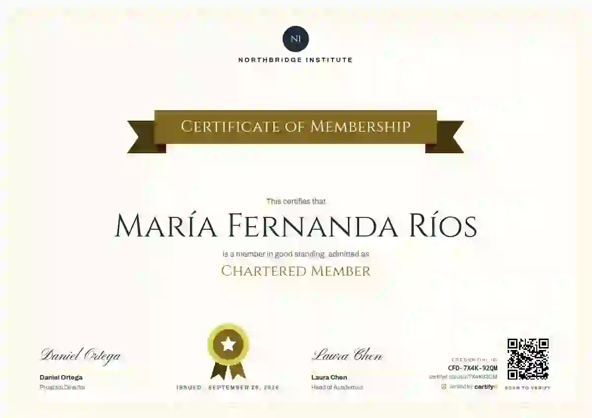 Ribbon Banner Marigold Soft membership certificate template