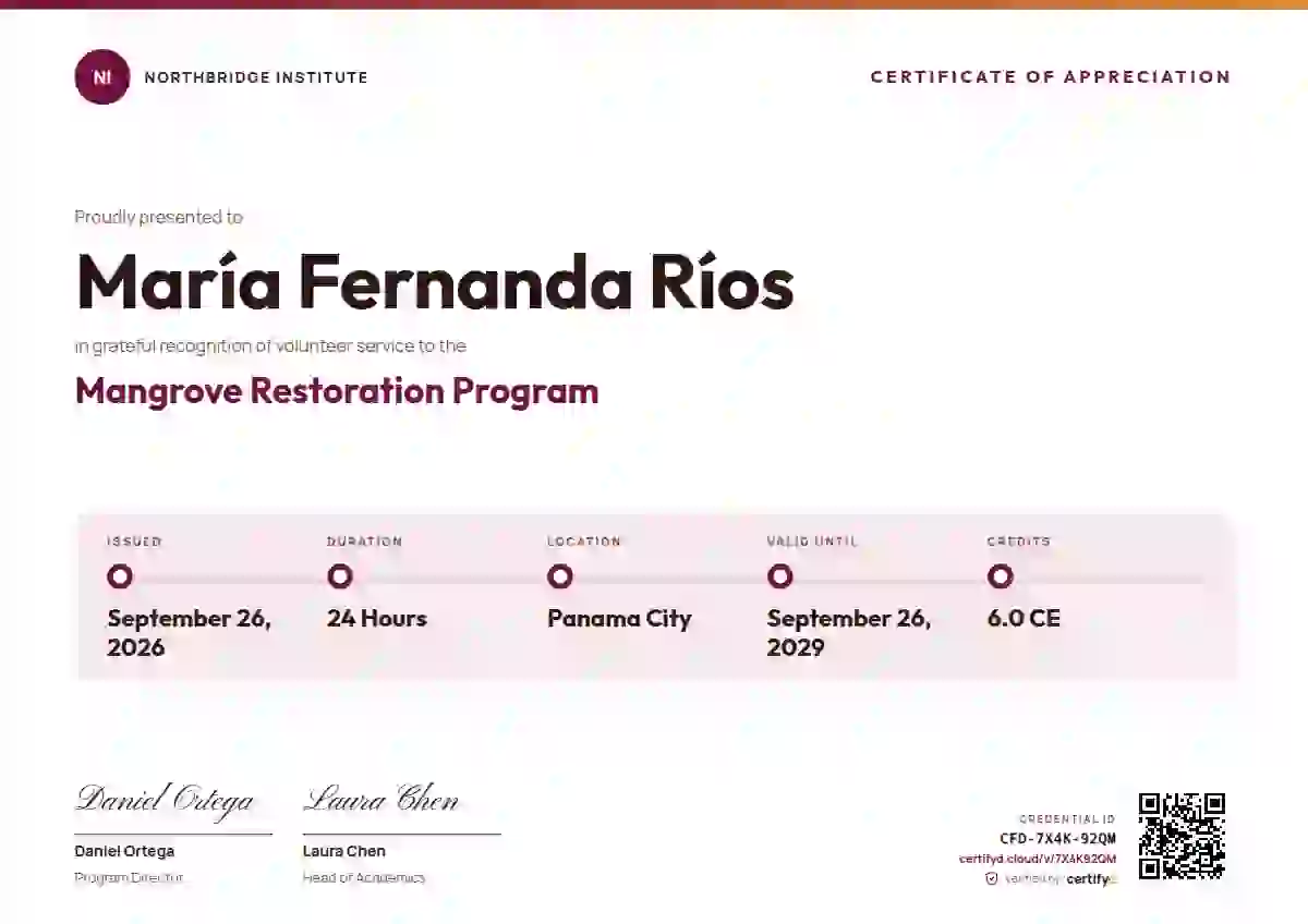 Training Timeline Raspberry Thin Bar volunteer appreciation certificate template