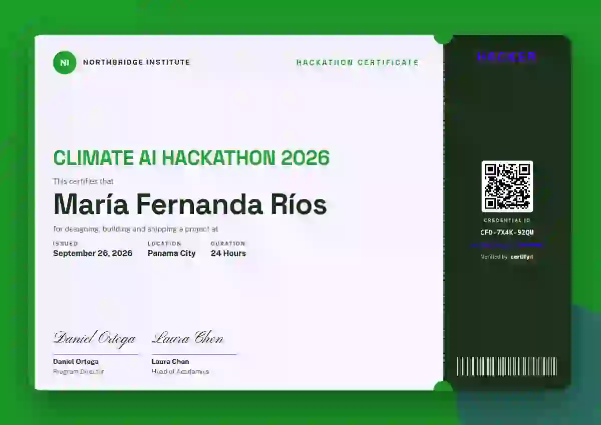 Workshop Ticket Meadow Narrow Stub hackathon certificate template