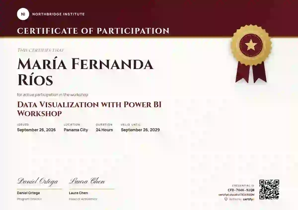 Seal Masthead Ruby Short Band webinar and workshop certificate template