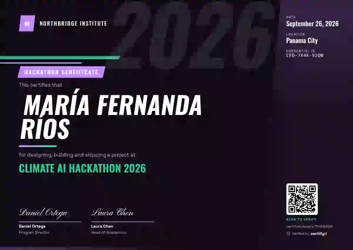 Plantilla de certificado Sports Dynamic Amethyst Bold Stripes de hackatón