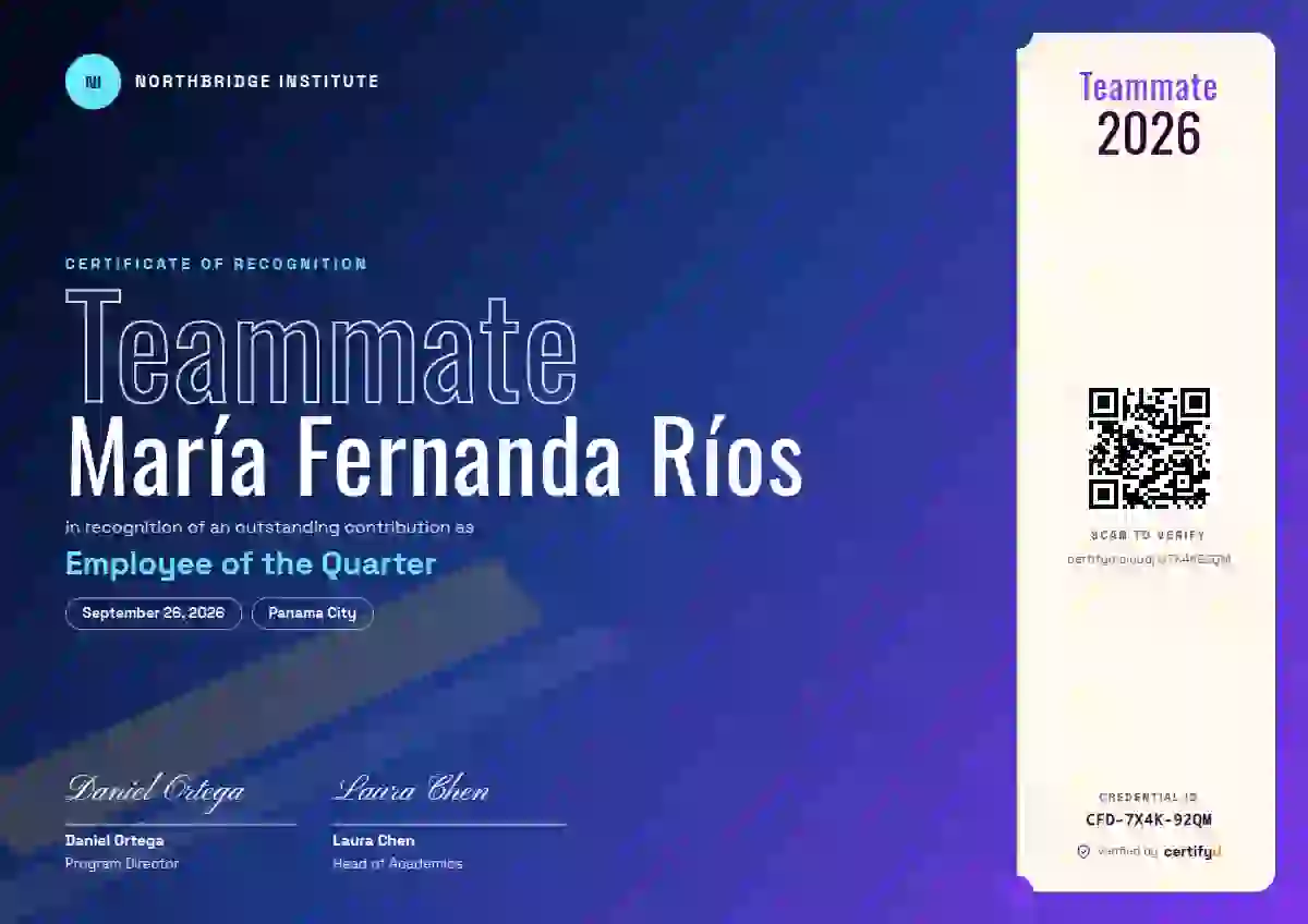 Plantilla de certificado Festival Midnight No Rings de reconocimiento a colaboradores