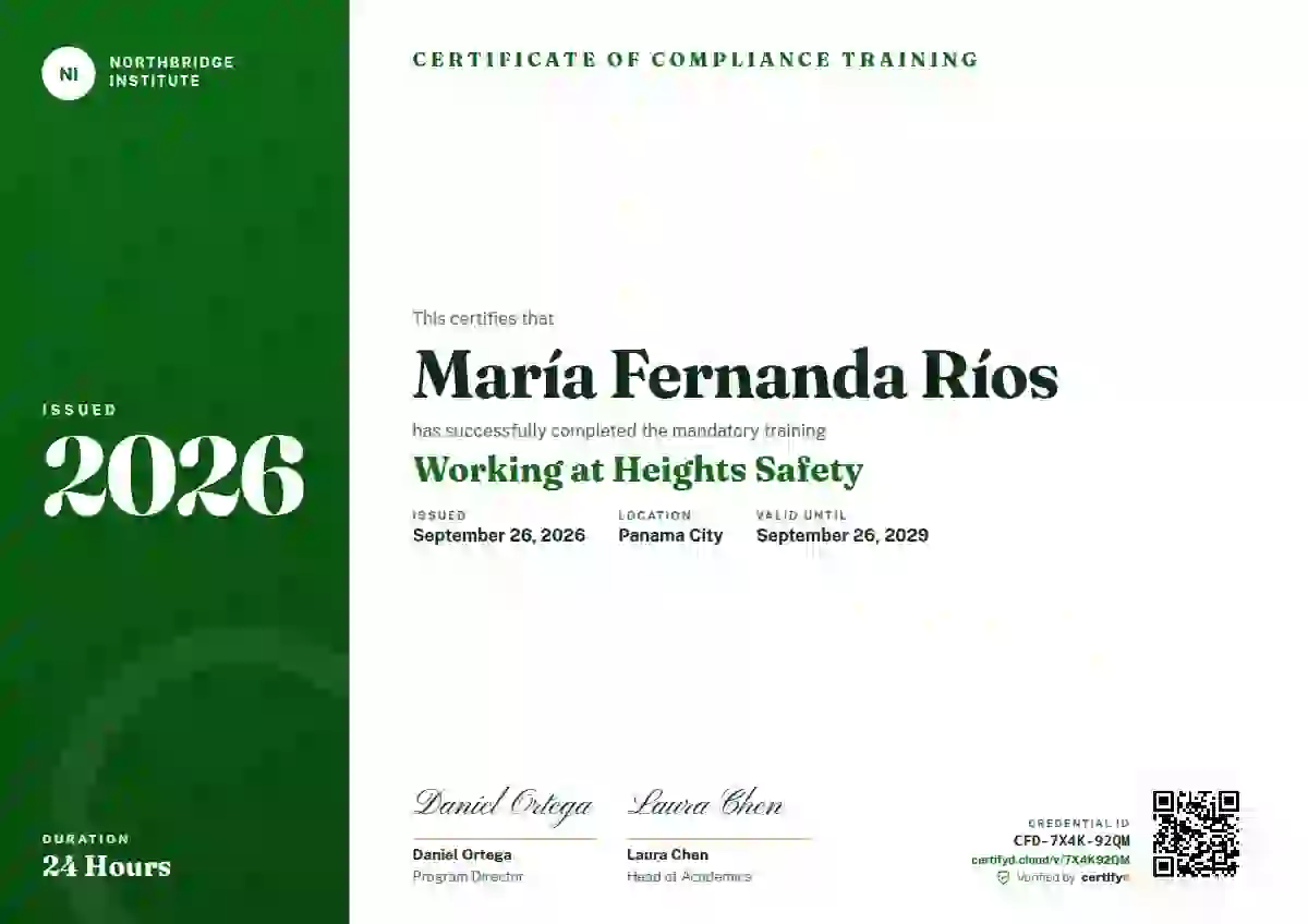 Level Ladder Meadow Narrow Panel compliance and safety certificate template