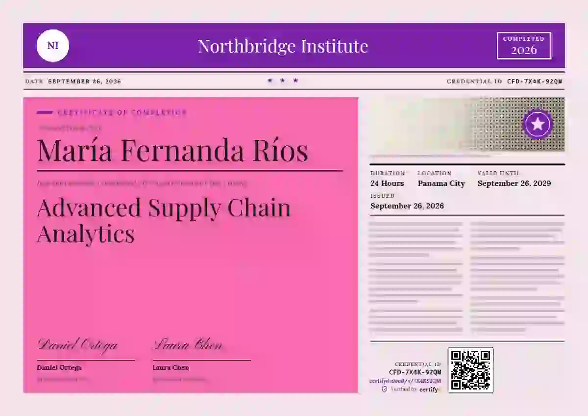 Newspaper Front Orchid course completion certificate template