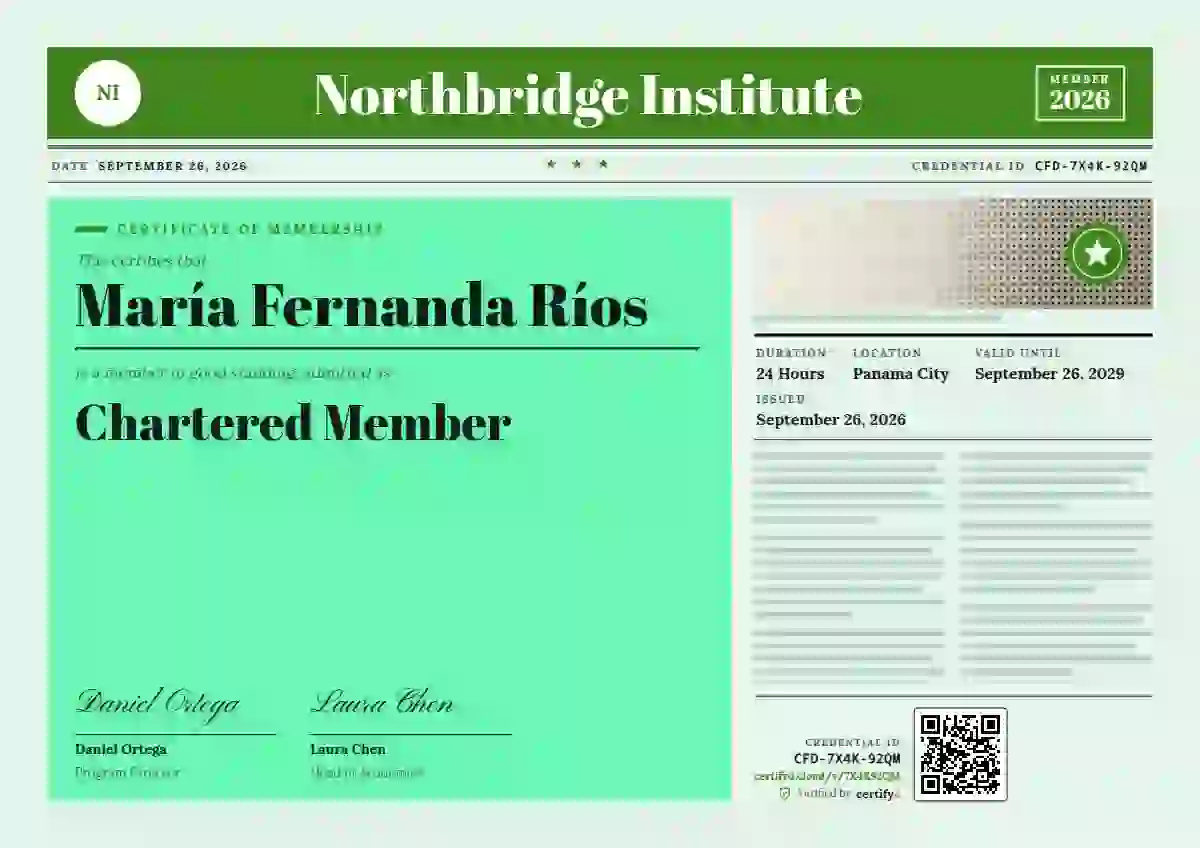 Newspaper Front Fern membership certificate template
