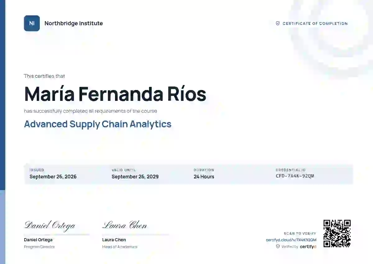 Corporate Clean Steel course completion certificate template