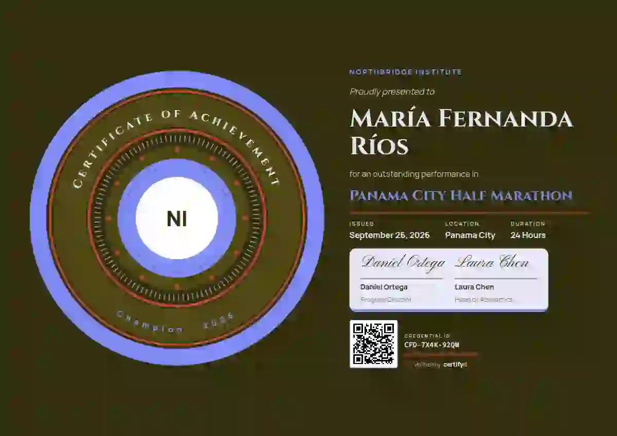 Ring Seal Ultramarine No Echo Rings sports certificate template