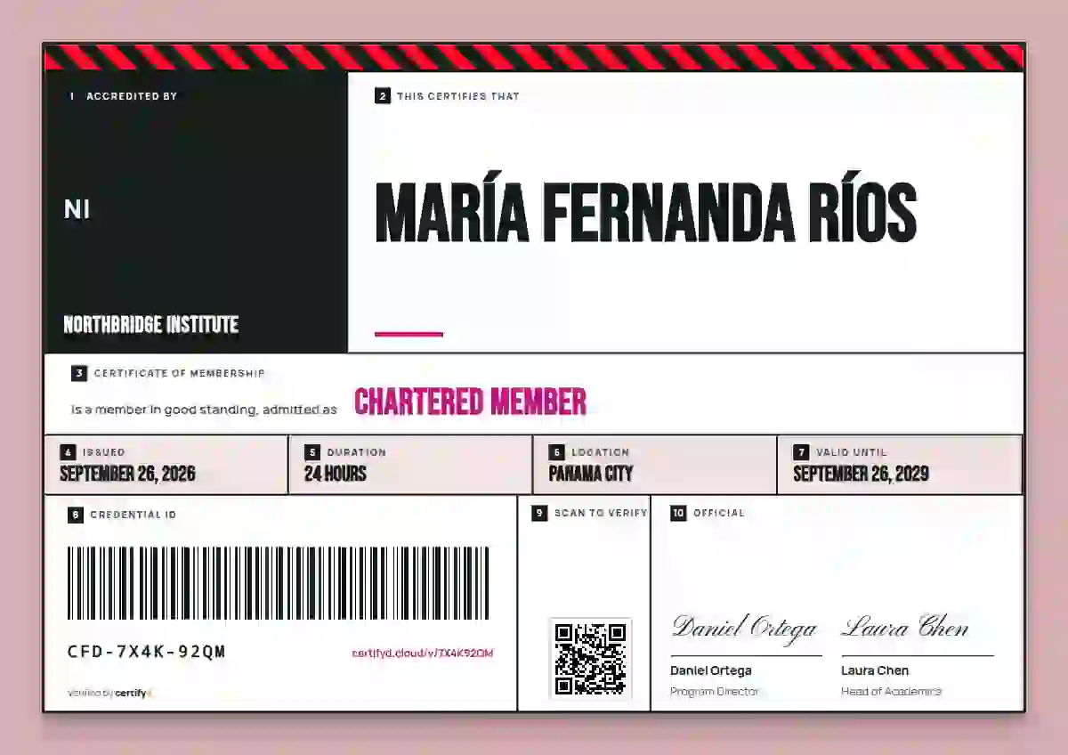 Pallet Label Raspberry membership certificate template