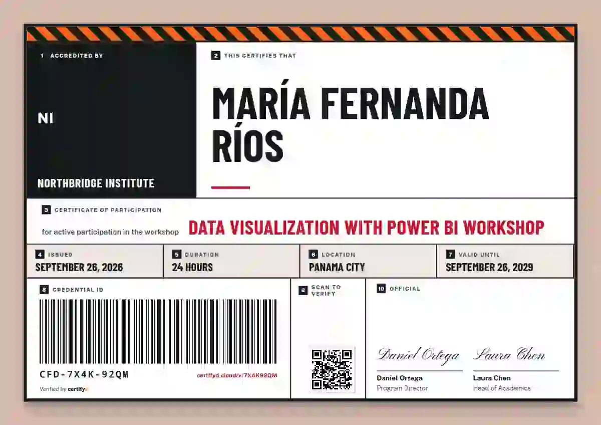 Pallet Label Ruby webinar and workshop certificate template