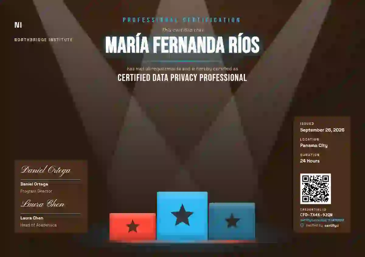Plantilla de certificado Podium Stage Cerulean No Confetti de certificación profesional