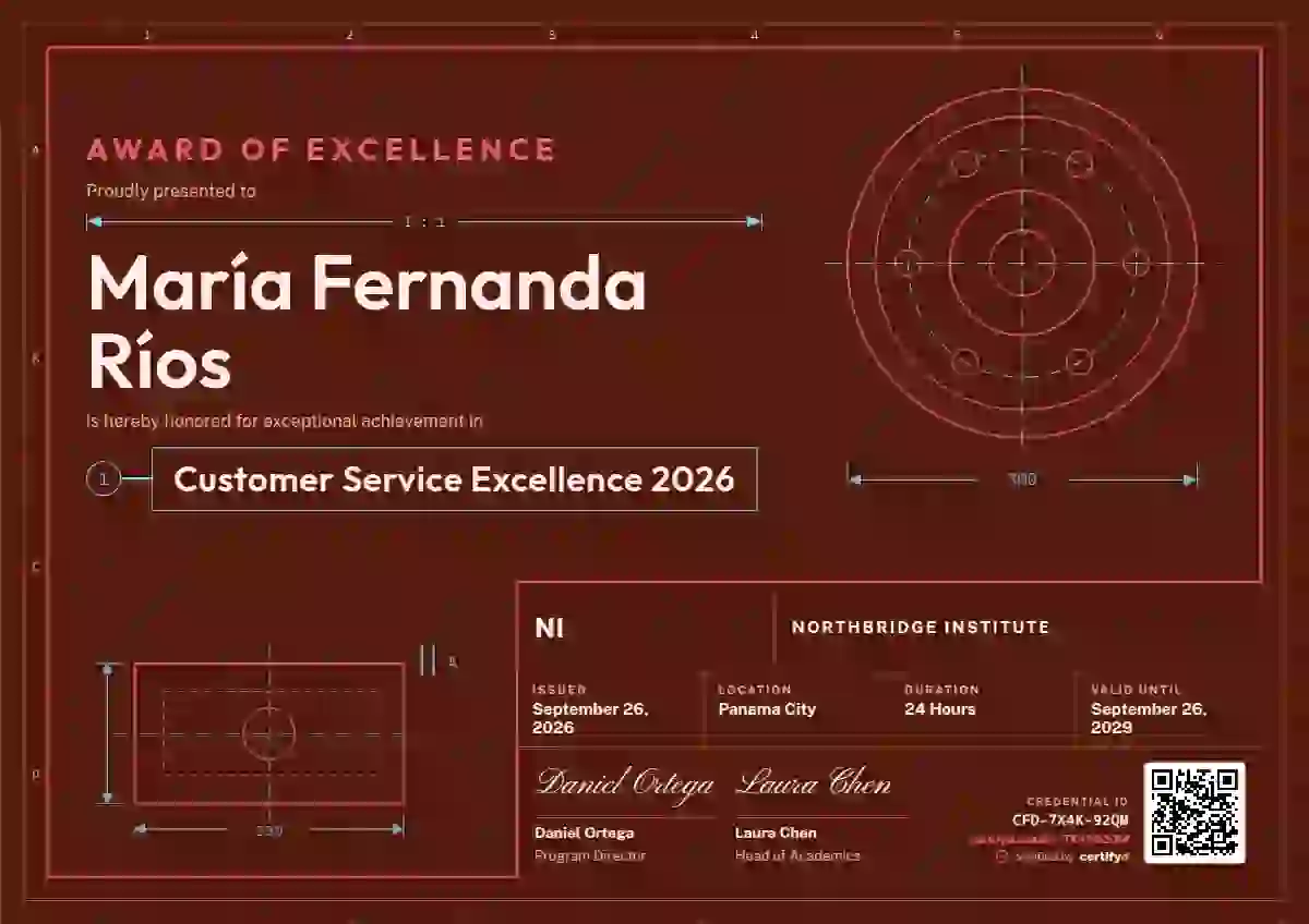 Workshop Blueprint Ruby awards and achievement certificate template