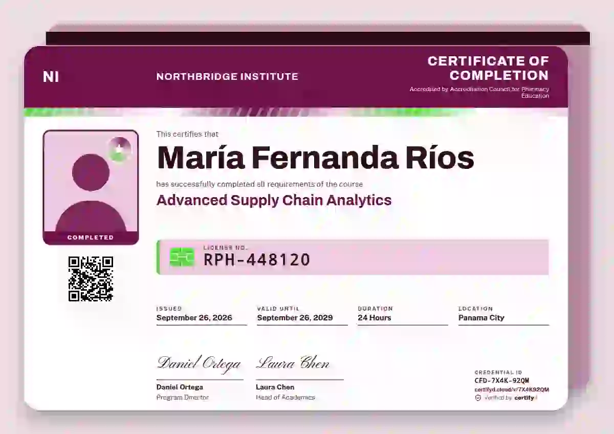Licence Card Raspberry No Machine Strip course completion certificate template