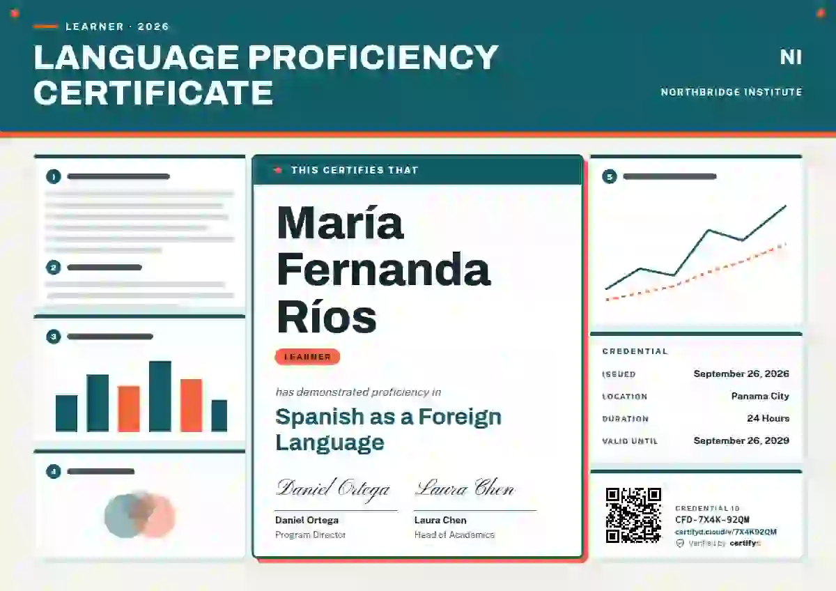 Poster Session Lagoon Tight Gap language proficiency certificate template