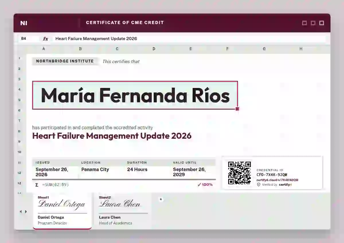 Stock Sheet Raspberry healthcare and cme certificate template