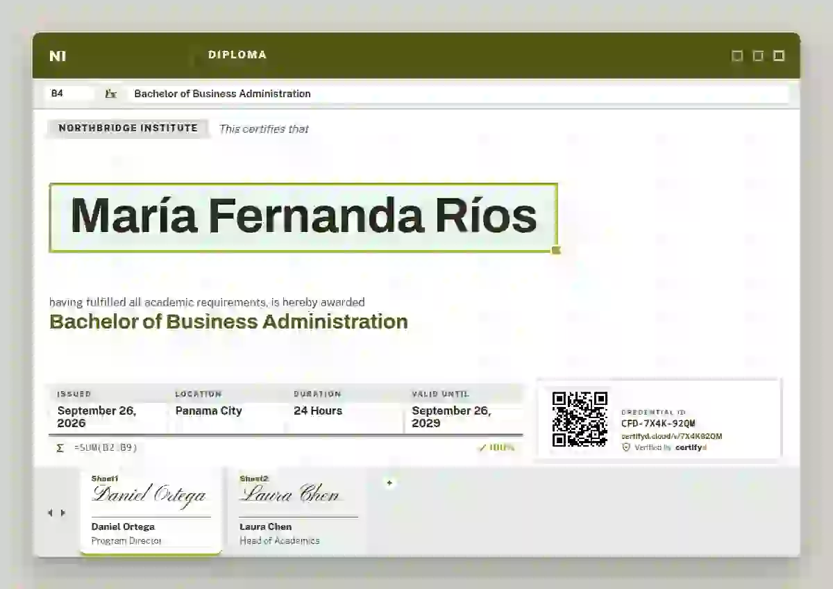 Stock Sheet Lime academic diploma certificate template