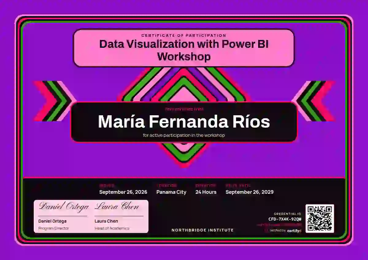 Mola Panel Raspberry webinar and workshop certificate template