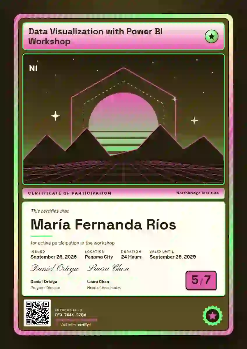 Trading Card Raspberry webinar and workshop certificate template