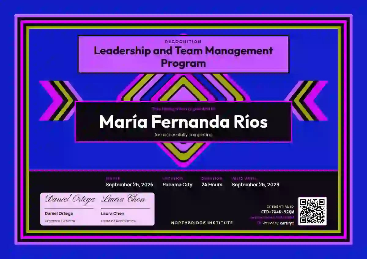 Mola Panel Orchid Square Cuts latin america certificate template