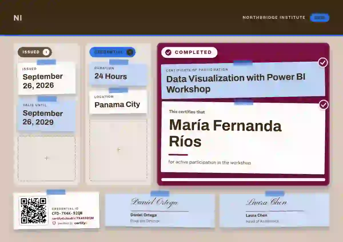 Kanban Board Raspberry webinar and workshop certificate template