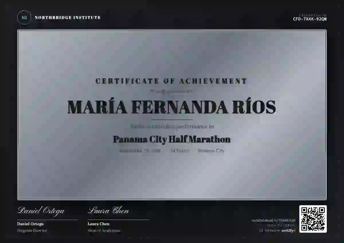 Award Plaque Silver sports certificate template