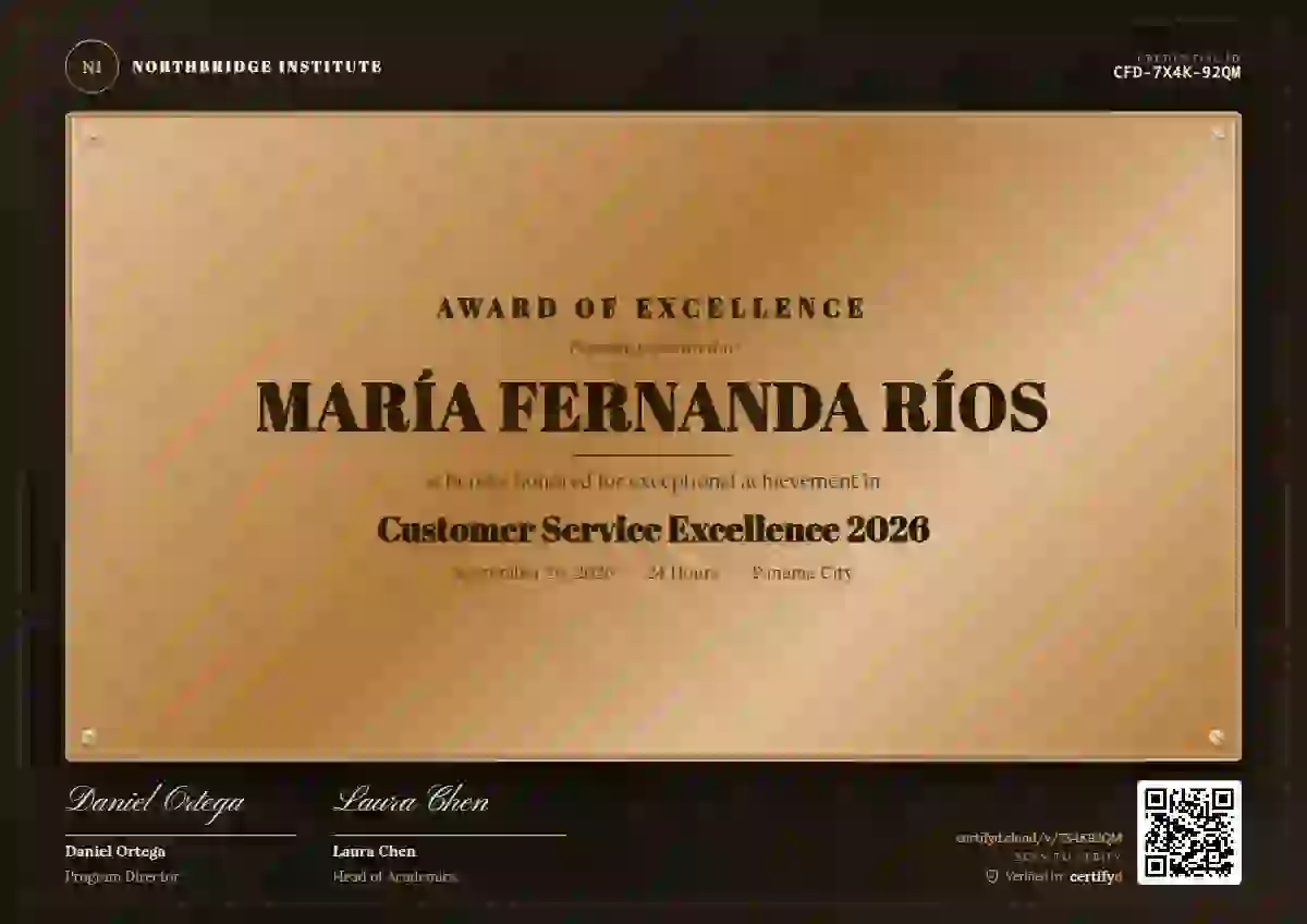 Plantilla de certificado Award Plaque Bronze de premios y logros