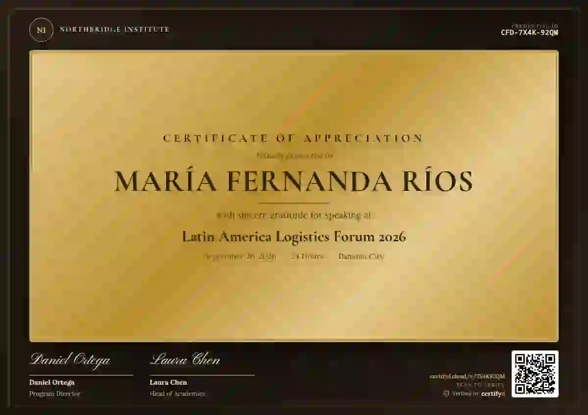 Plantilla de certificado Award Plaque Brass No Screws de ponente de conferencia