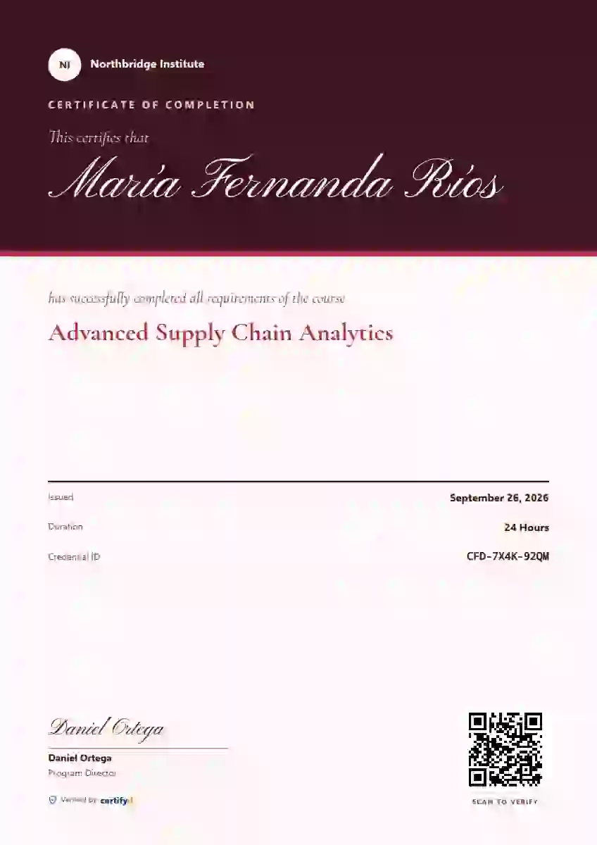 Canopy course completion certificate template