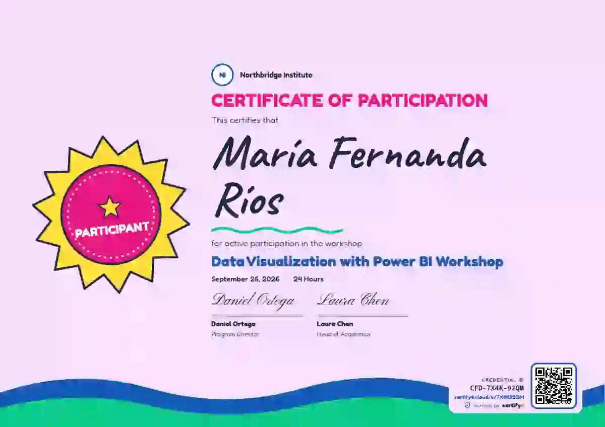 Plantilla de certificado Kids Achievement Lilac de webinar y taller
