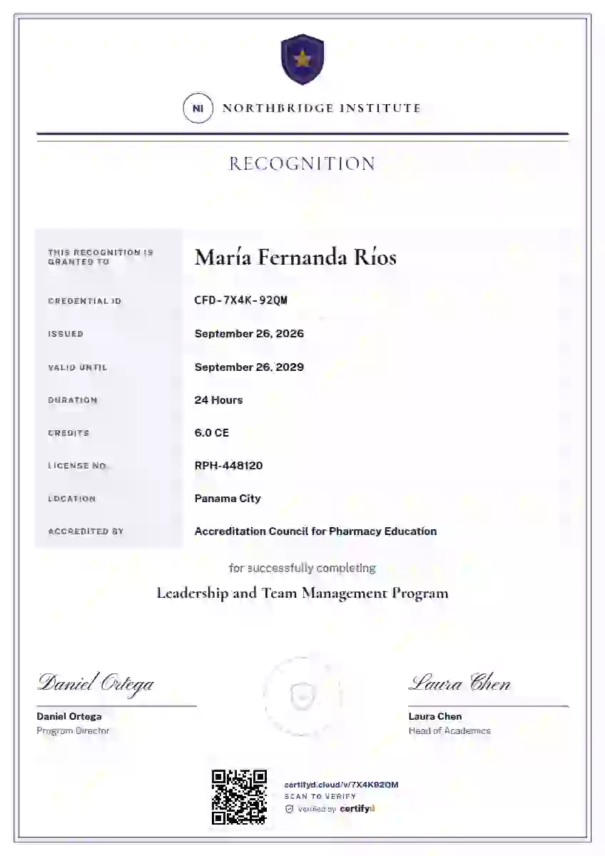 Civic Ledger Indigo Hairline latin america certificate template