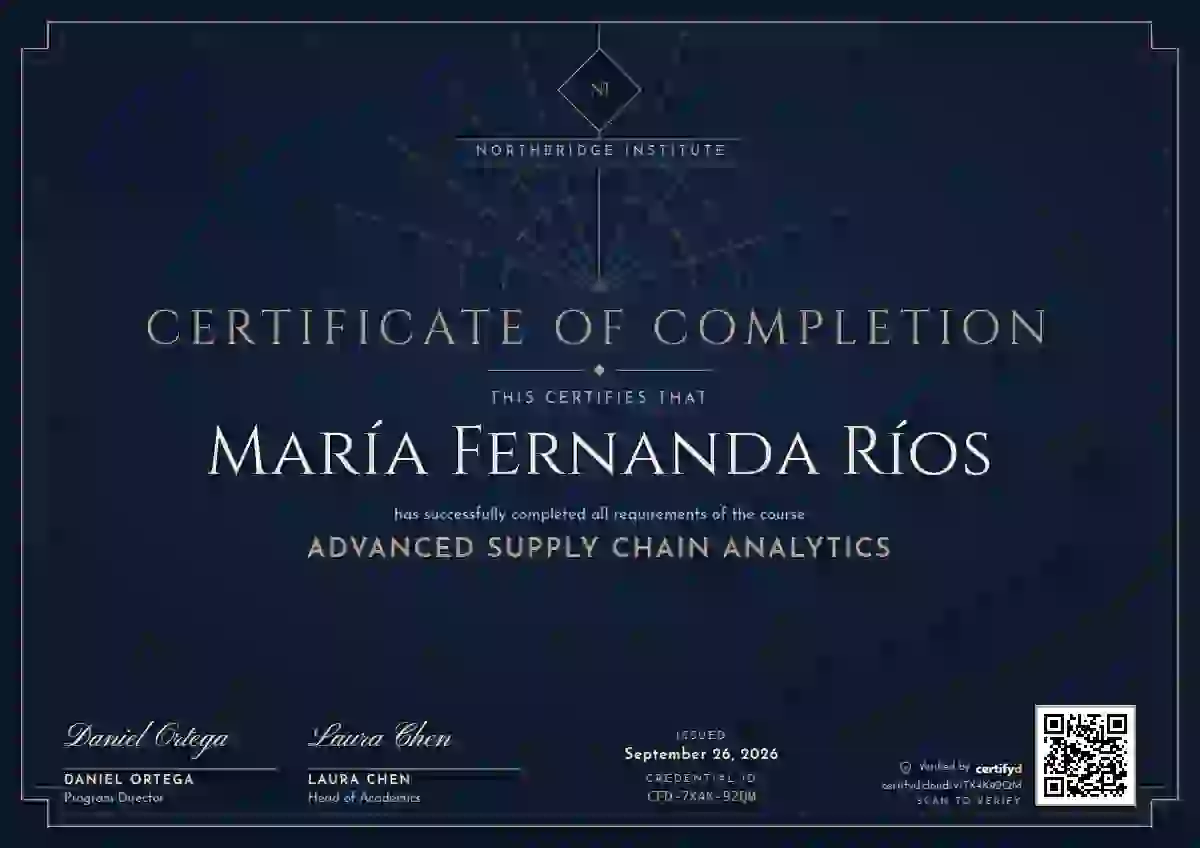 Art Deco Charcoal course completion certificate template