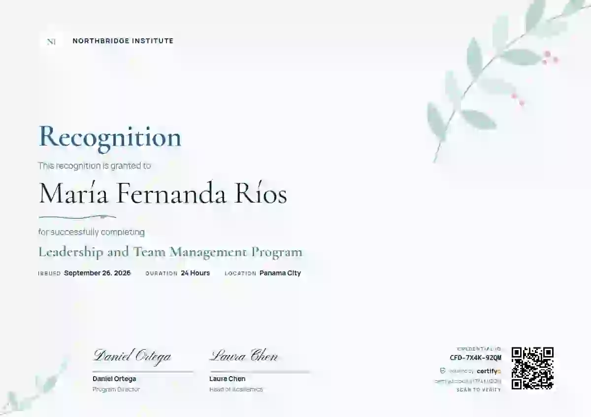 Plantilla de certificado Botanical Fog de latinoamérica