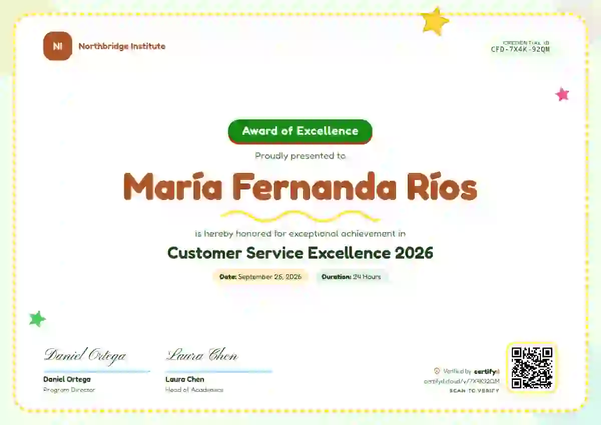 Playful Sprout awards and achievement certificate template