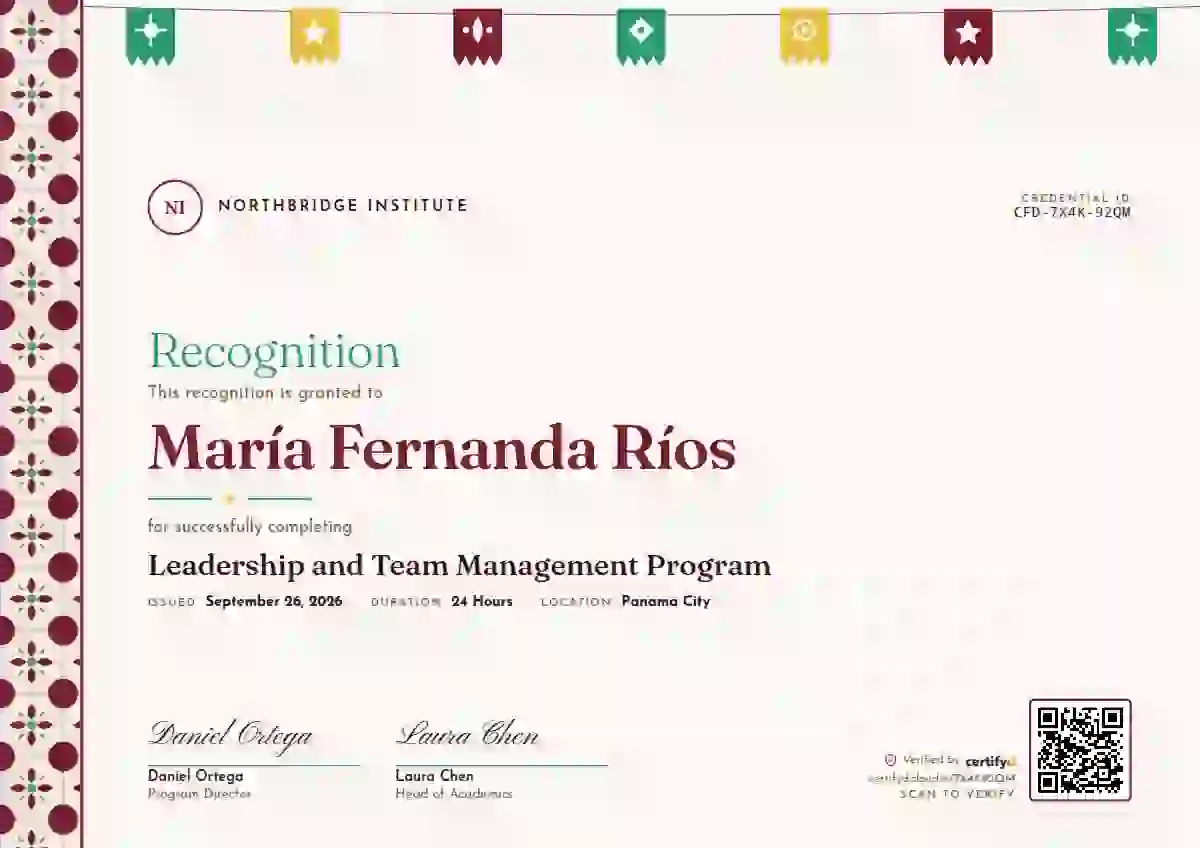 Latin Heritage Pomegranate latin america certificate template