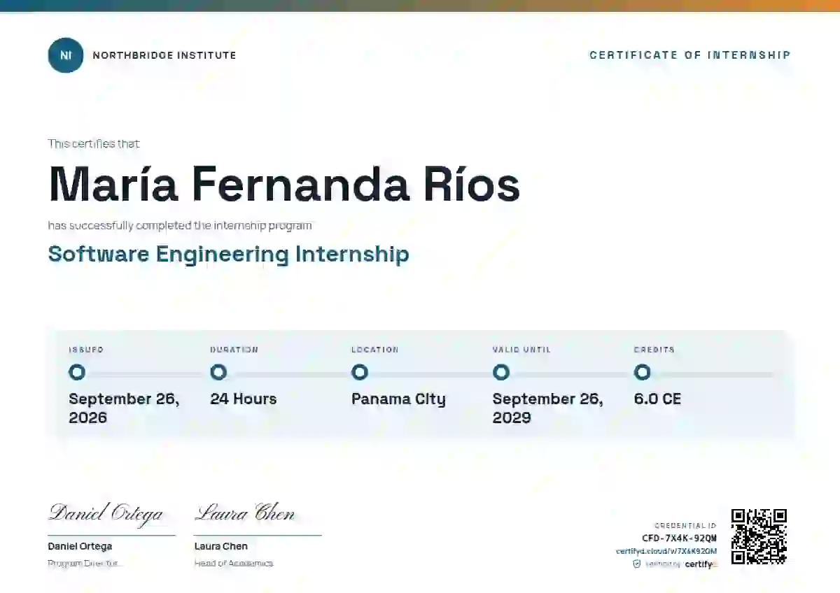 Training Timeline internship certificate template