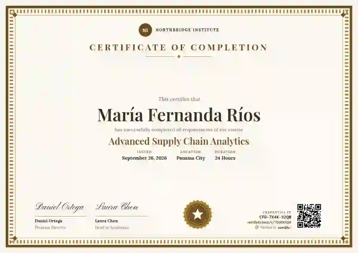 Double Frame Diploma Amber course completion certificate template