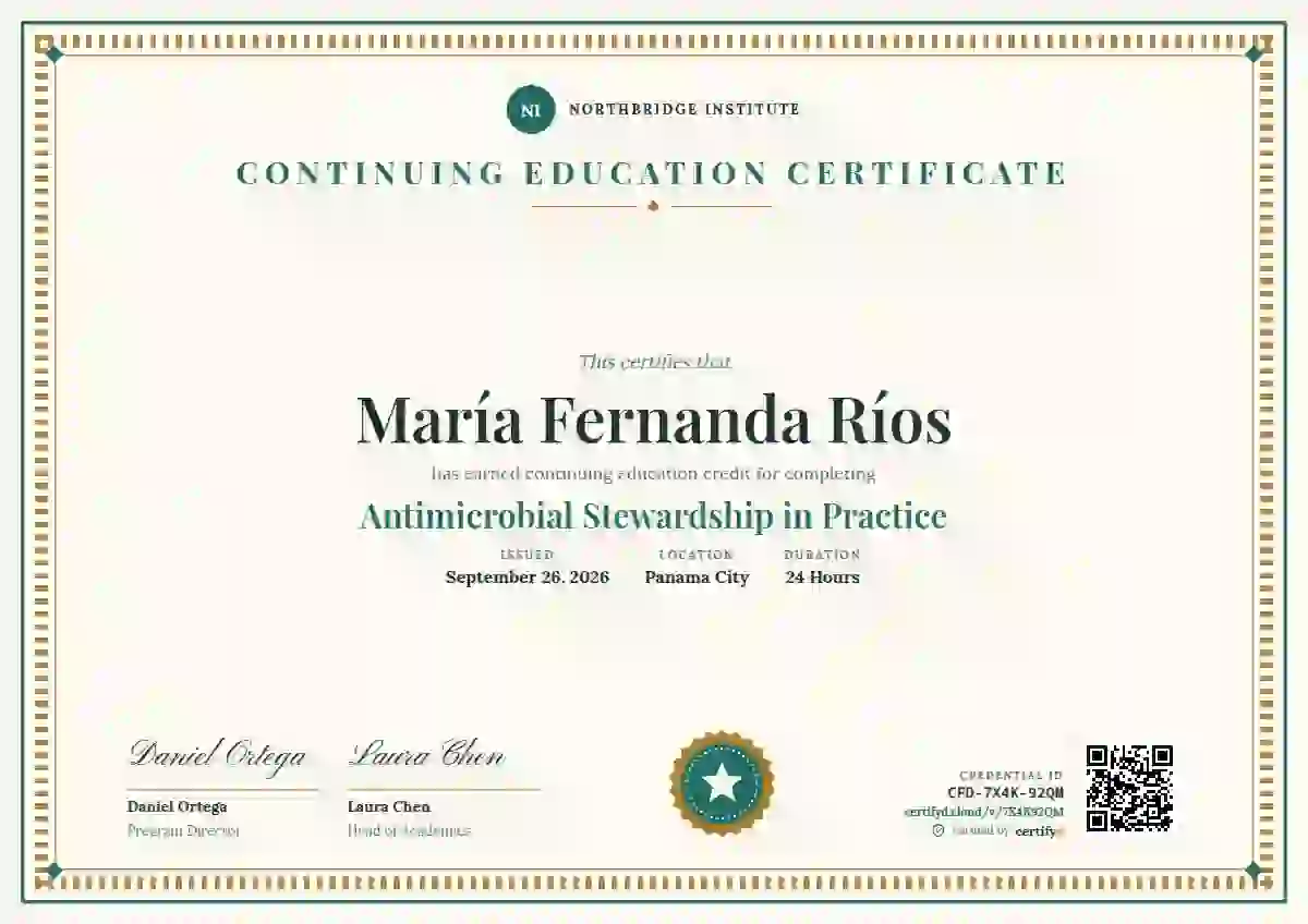 Double Frame Diploma Seafoam continuing education certificate template