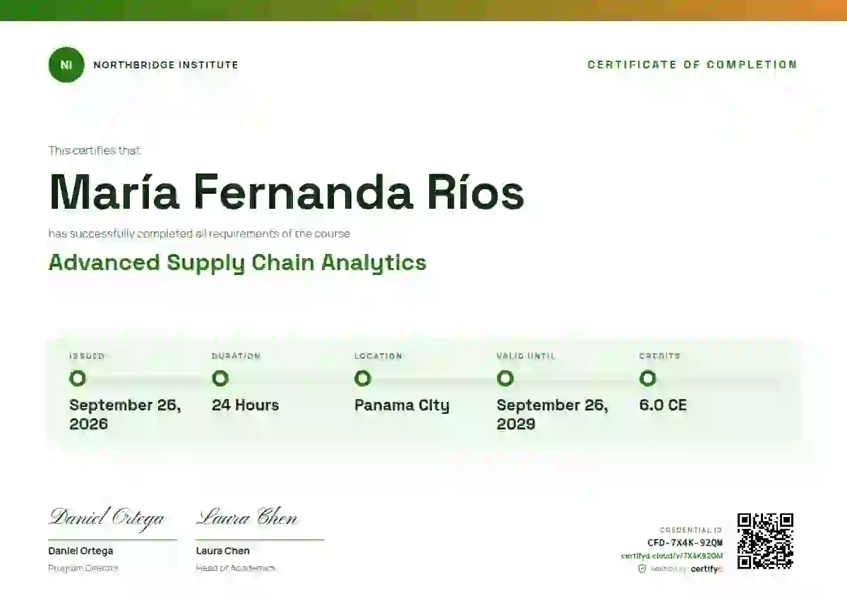 Training Timeline Fern course completion certificate template