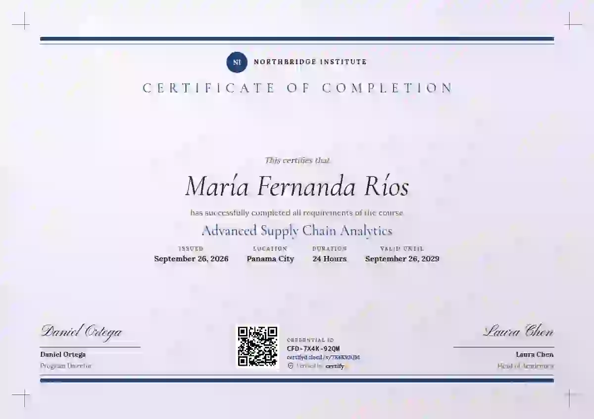 Letterpress Azure course completion certificate template
