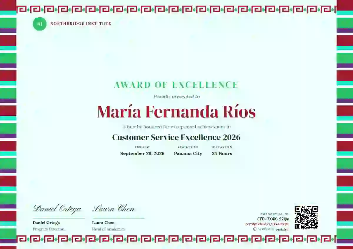 Greca Folk Ruby awards and achievement certificate template