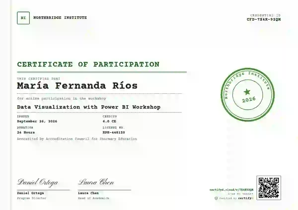 Rubber Stamp Meadow webinar and workshop certificate template