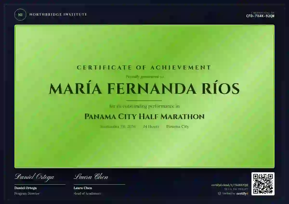 Award Plaque Fern sports certificate template