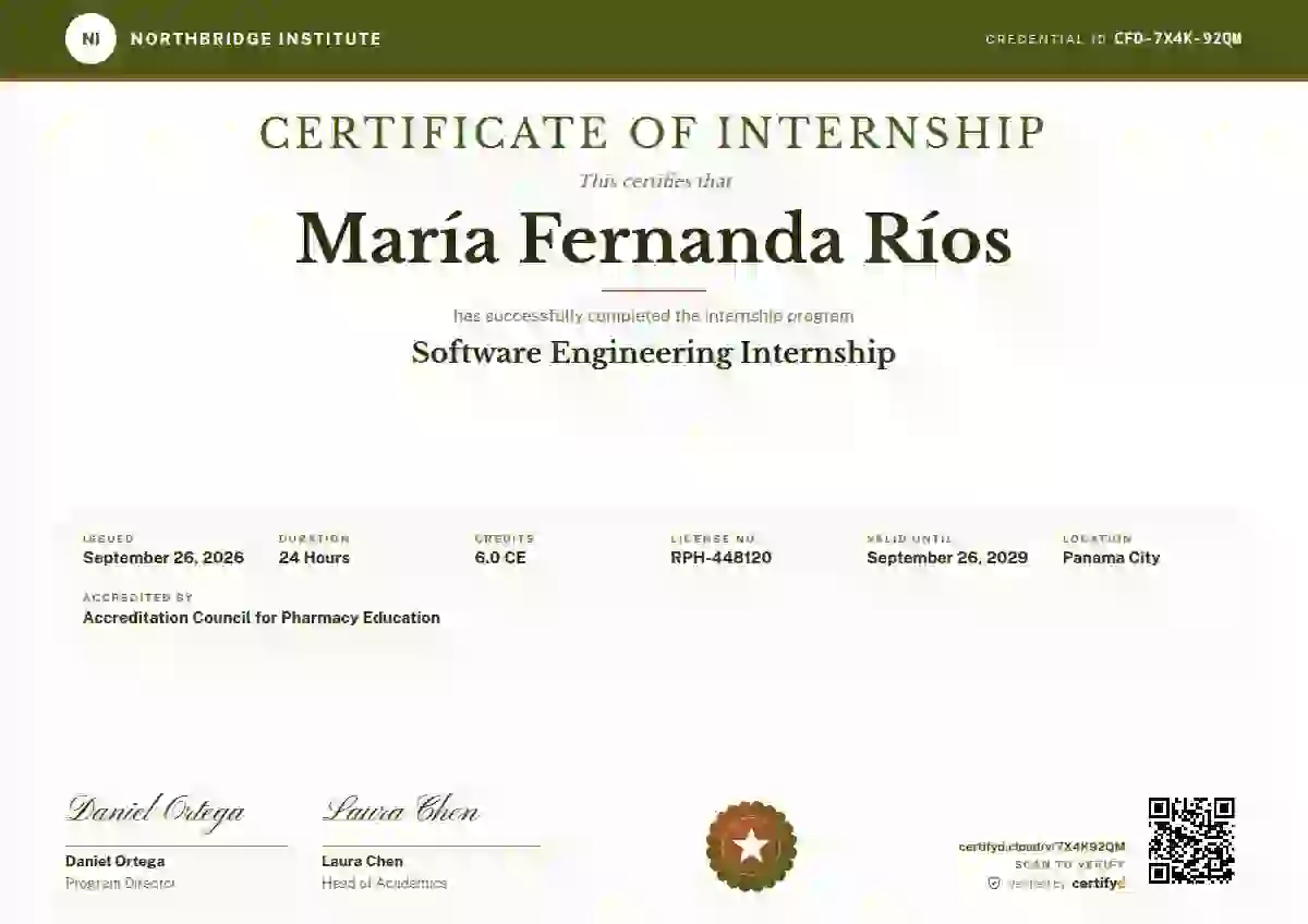 Diploma Subfields Lime internship certificate template