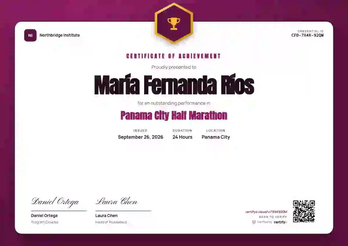 Icon Badge Raspberry sports certificate template