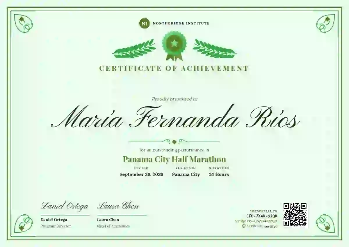 Plantilla de certificado Diploma de Honor Lime de deportes