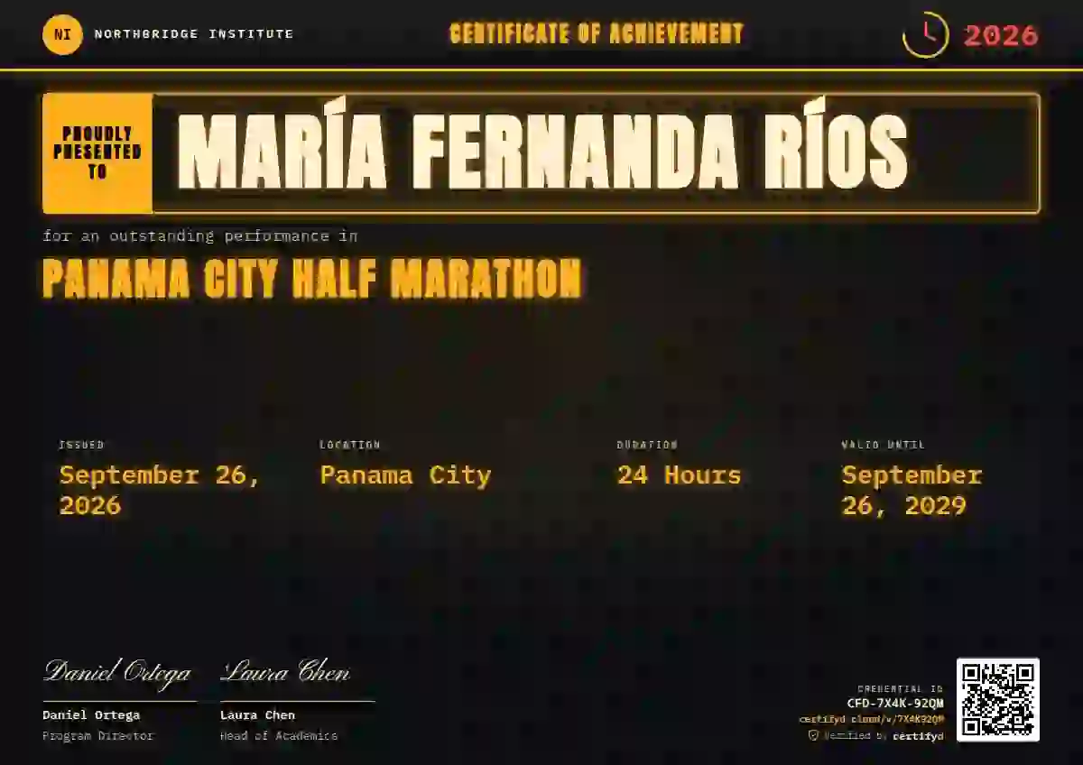 Plantilla de certificado Scoreboard Amber de deportes