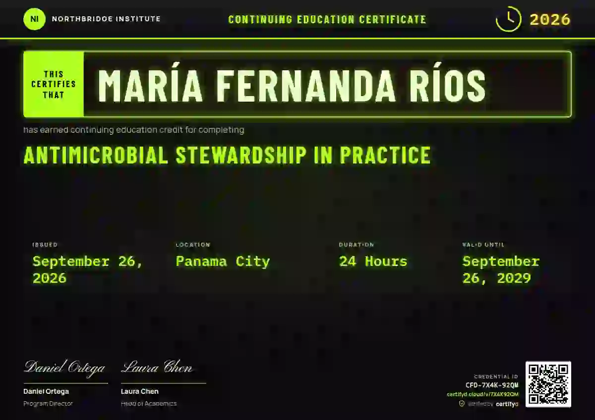 Scoreboard Lime continuing education certificate template